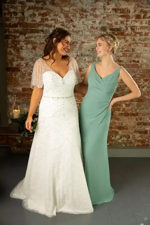 Simple elegant bridesmaid dresses on sale